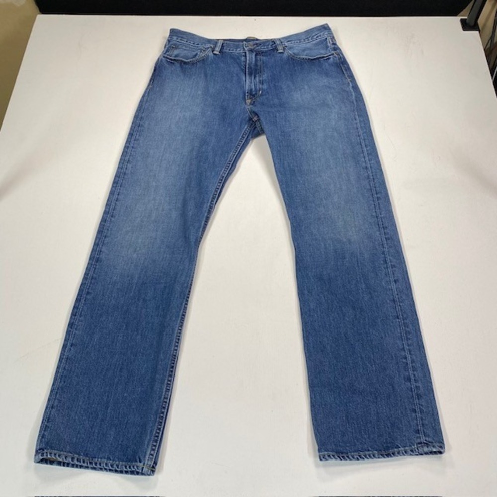 Polo Ralph Lauren Classic 867 Mens Jeans 34x32 Blue Straight Leg Cotton Denim